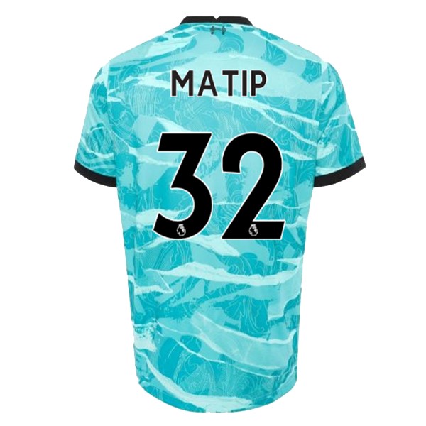 Camiseta Liverpool NO.32 Matip Replica Segunda Ropa 2020/21 Azul